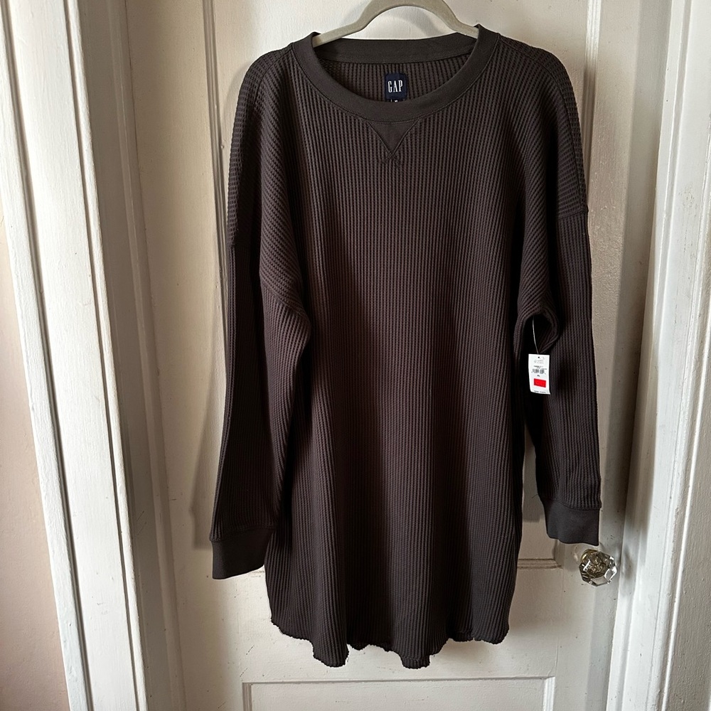 GAP Women’s Charcoal Shirt Dress